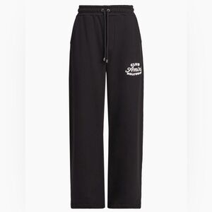 AMIRI Black Lounge Pants with White Logo